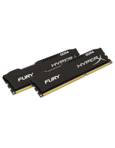 HyperX FURY Memory Black 16GB Kit (2x8GB) DDR4 2400MHz CL15 DIMM módulo de memoria