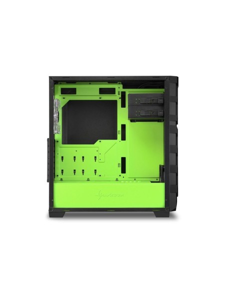 Sharkoon SKILLER SGC1 Window Midi Tower Negro, Verde