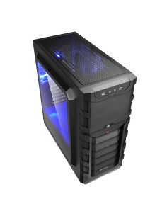 Sharkoon SKILLER SGC1 Window Midi Tower Negro, Azul