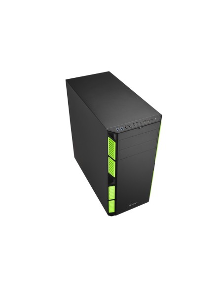 Sharkoon AI7000 Silent Midi Tower Negro, Verde