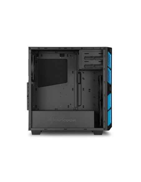 Sharkoon AI7000 Silent Midi Tower Negro, Azul