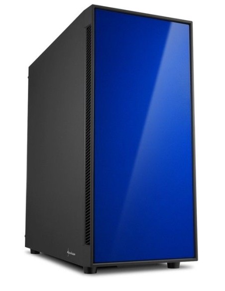 Sharkoon AM5 Silent Micro Torre Negro, Azul