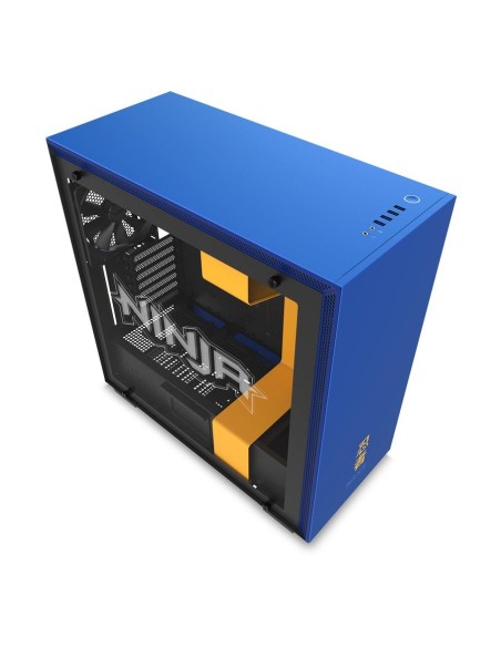 NZXT H700i Ninja Midi Tower Negro, Azul