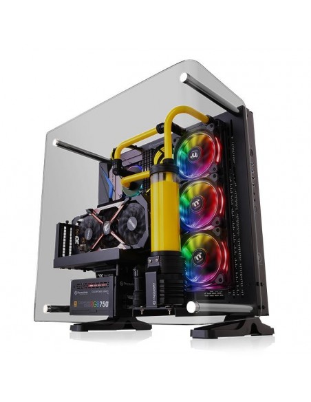 Thermaltake Core P3 TG Curved Midi Tower Negro, Transparente