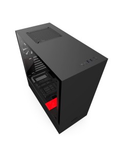 NZXT H500 Midi Tower Negro, Rojo