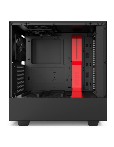 NZXT H500 Midi Tower Negro, Rojo