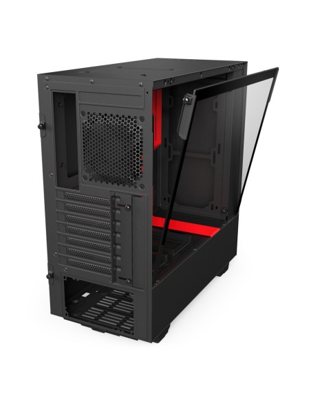 NZXT H500 Midi Tower Negro, Rojo
