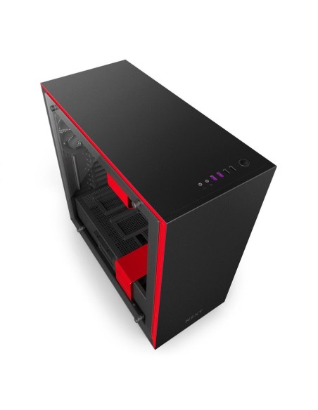 NZXT H700 Midi Tower Negro, Rojo