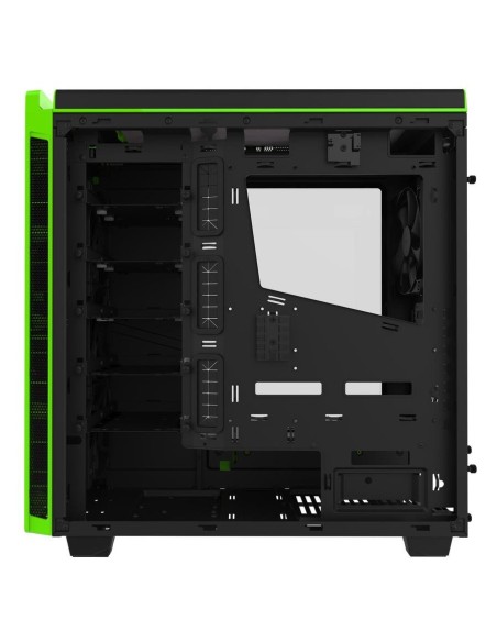 NZXT CA-H442W-M9 carcasa de ordenador Midi Tower Negro, Verde