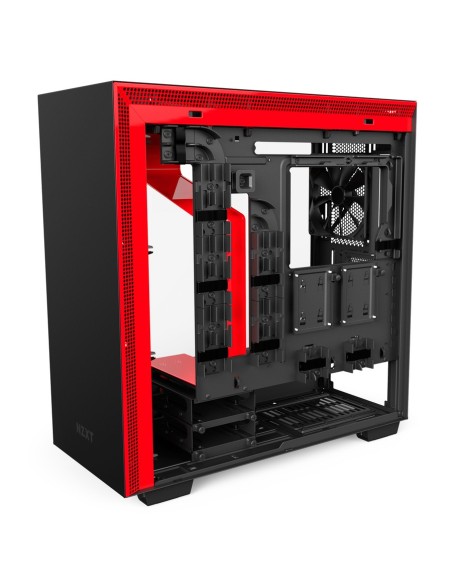 NZXT H700i Midi Tower Negro, Rojo