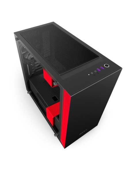 NZXT H400i Torre Negro, Rojo