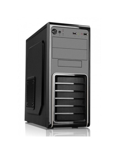 3GO 6625 carcasa de ordenador Torre Negro, Plata 500 W