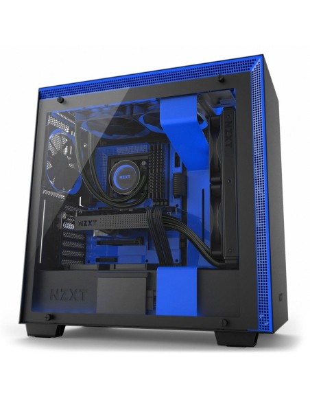NZXT H700i Midi Tower Negro, Azul