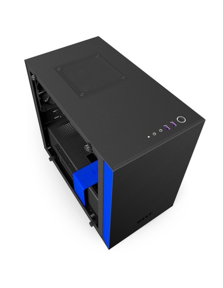 NZXT H200i Mini Tower Negro, Azul