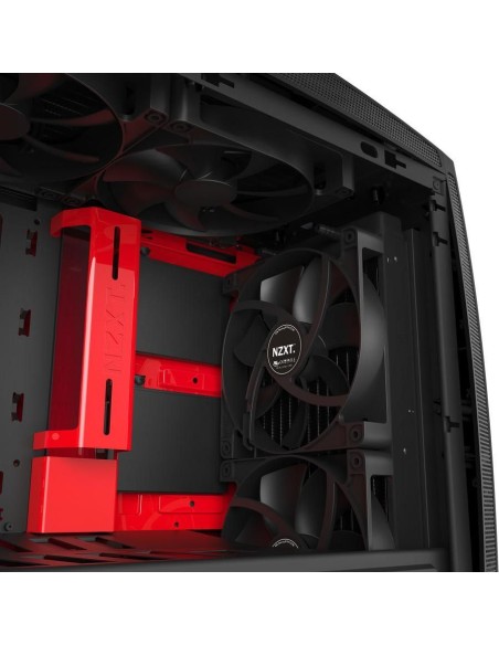 NZXT Manta Mini Tower Negro, Rojo