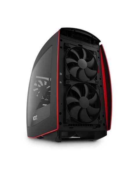 NZXT Manta Mini Tower Negro, Rojo