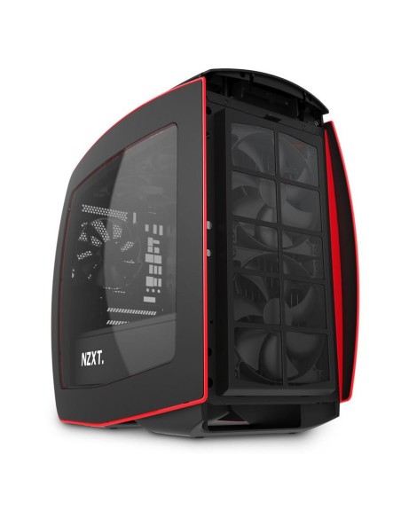 NZXT Manta Mini Tower Negro, Rojo