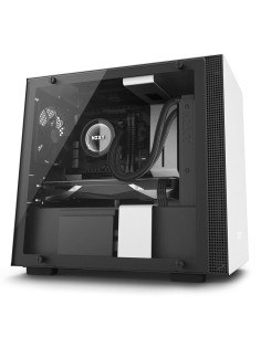 NZXT H200i Mini Tower Negro, Blanco