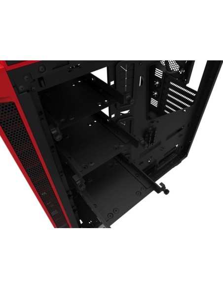 NZXT H440 Midi Tower Negro, Rojo