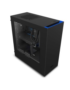 NZXT S340 Full Tower Negro, Azul