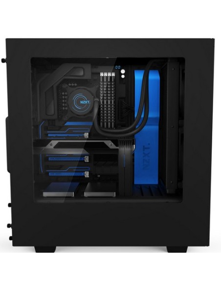 NZXT S340 Full Tower Negro, Azul