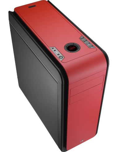 Aerocool DS200 Negro, Rojo