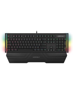 KeepOut F120PRO teclado USB QWERTY Inglés, Español Negro