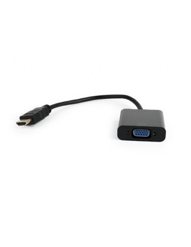 Gembird A-HDMI-VGA-04 cable gender changer Negro