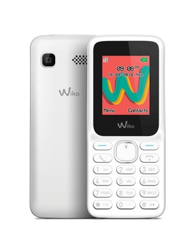 Wiko Lubi5 Plus 4,57 cm (1.8") 66,2 g Blanco Característica del teléfono