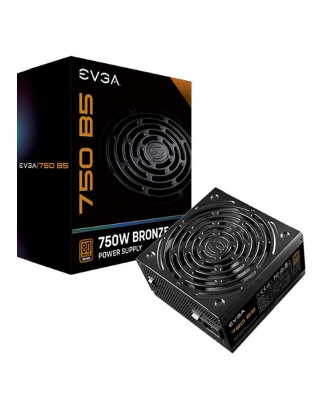 EVGA 750 B5 unidad de fuente de alimentación 750 W 20+4 pin ATX ATX Negro