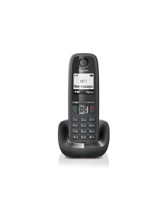 Gigaset AS405 Teléfono DECT Identificador de llamadas Negro