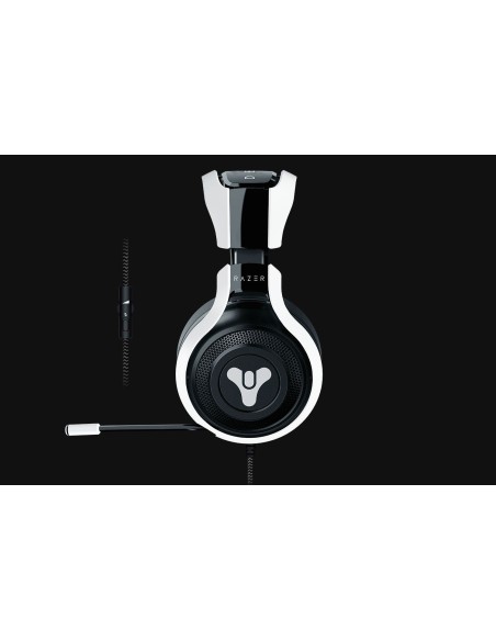 Razer Destiny 2 ManO’War Tournament Edition Auriculares Diadema Conector de 3,5 mm Negro, Blanco