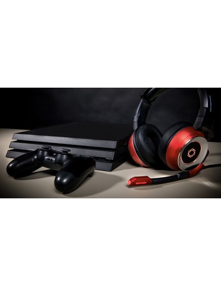 AVerMedia SonicWave 7.1 Auriculares Diadema USB tipo A Negro, Rojo