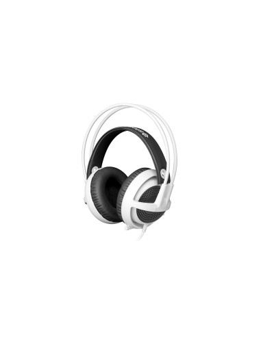 Steelseries Siberia v3 Auriculares Diadema Conector de 3,5 mm Negro, Blanco