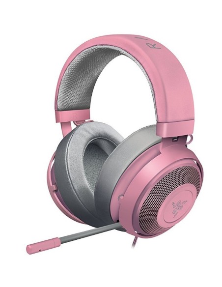 Razer Kraken Pro v2 Quartz Headset Auriculares Diadema Conector de 3,5 mm Gris, Rosa