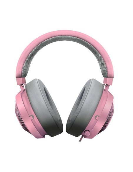 Razer Kraken Pro v2 Quartz Headset Auriculares Diadema Conector de 3,5 mm Gris, Rosa