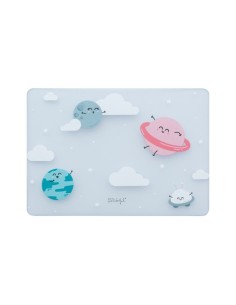 Mr. Wonderful Macbook Air 13" maletines para portátil 33 cm (13") Carcasa rígida Azul, Rosa, Translúcido