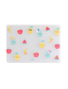 Mr. Wonderful Macbook Air 13" maletines para portátil 33 cm (13") Carcasa rígida Verde, Rojo, Translúcido, Amarillo