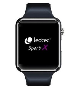 Leotec SPORT X 3,91 cm (1.54") 40 mm IPS Negro, Plata GPS (satélite)