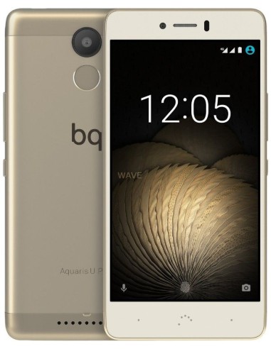 bq Aquaris U Plus 12,7 cm (5") SIM doble Android 6.0.1 4G Micro-USB B 2 GB 16 GB 3080 mAh Oro