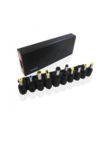 Approx appUA90BRS adaptador e inversor de corriente Interior 90 W Negro, Rojo