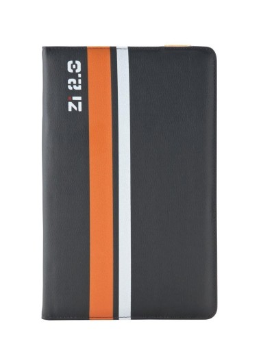 Ziron ZR116 funda para tablet 20,3 cm (8") Folio Negro, Naranja, Blanco