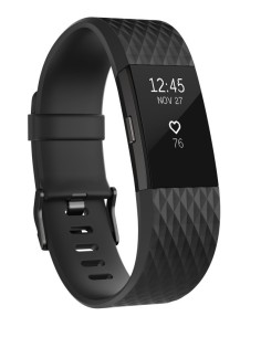 Fitbit Charge 2 OLED Pulsera de actividad Antracita, Negro
