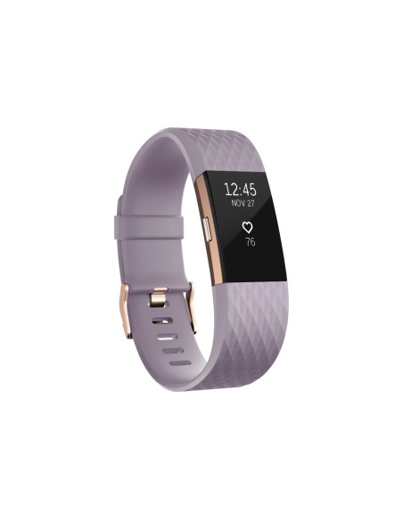 Fitbit Charge 2 OLED Pulsera de actividad Oro, Rosa