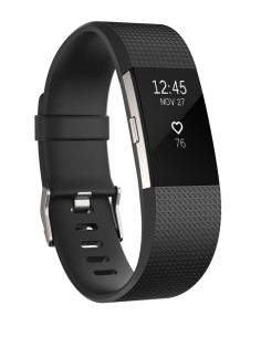 Fitbit Charge 2 OLED Pulsera de actividad Negro, Plata