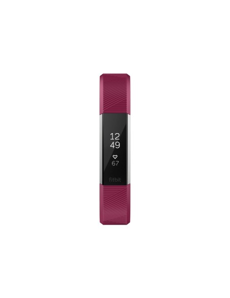 Fitbit Alta HR OLED Pulsera de actividad Fucsia, Acero inoxidable