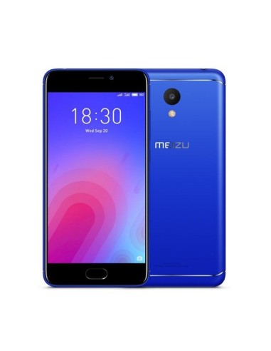Meizu M6 13,2 cm (5.2") Ranura híbrida Dual SIM Android 7.0 4G MicroUSB 2 GB 16 GB 3070 mAh Azul