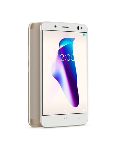 bq Aquaris V 13,2 cm (5.2") SIM doble Android 7.1.2 4G MicroUSB 3 GB 32 GB 3100 mAh Oro, Blanco