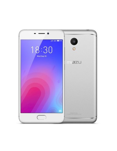Meizu M6 13,2 cm (5.2") Ranura híbrida Dual SIM Android 7.0 4G MicroUSB 2 GB 16 GB 3070 mAh Plata