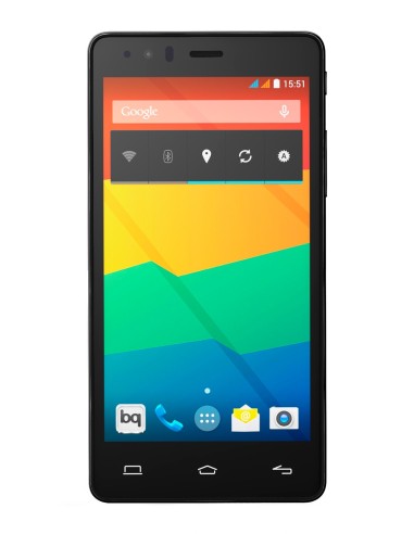 bq Aquaris E5 12,7 cm (5") SIM doble Android 4.4 4G MicroUSB 1 GB 16 GB 2850 mAh Negro, Blanco